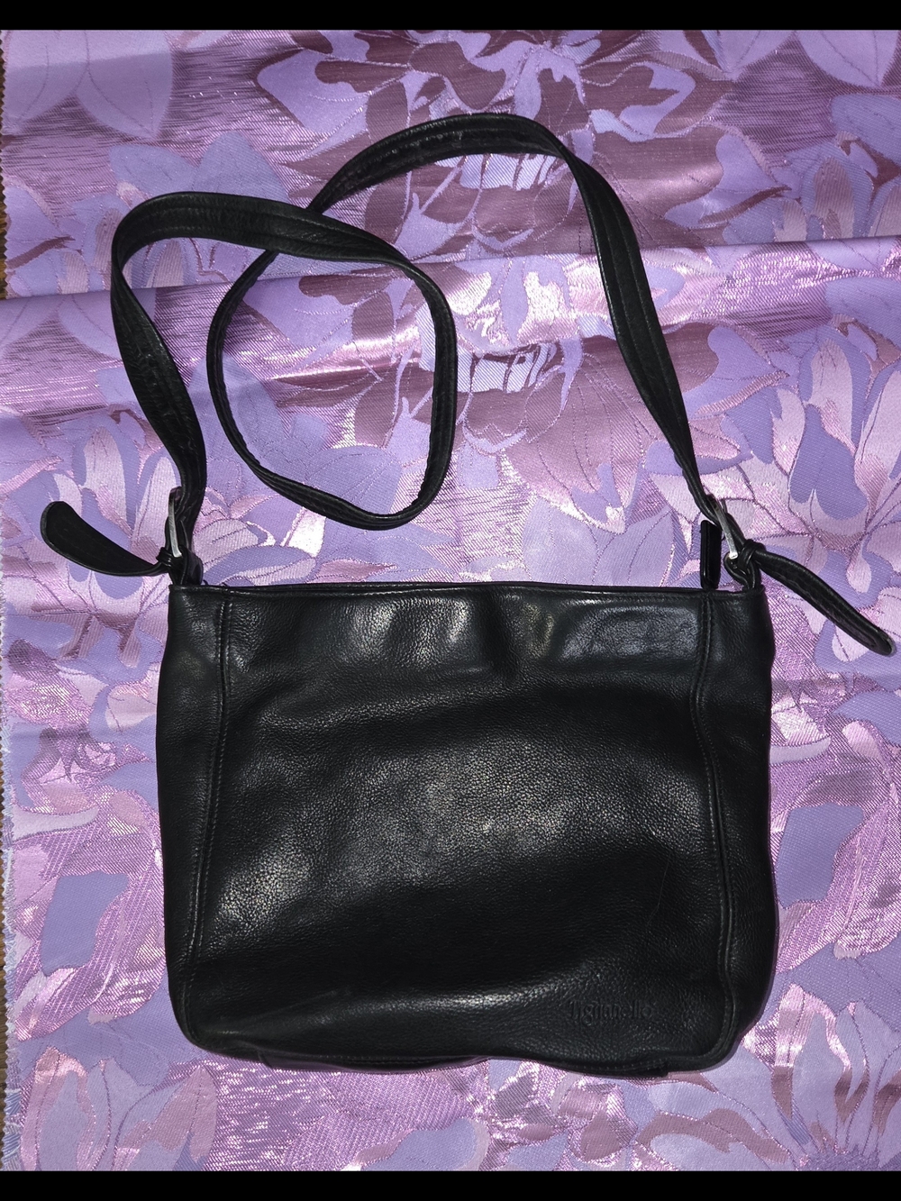 TIGNANELLO Black Leather Bag - Shoulder &/Or Crossbody